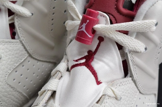white 384664-116 6 Maroon Retro Air Jordan 0814